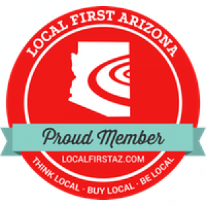 local first arizona proud member badge.