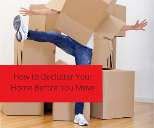 How to declutter your home before you move by EZ move.