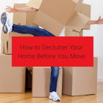 How to declutter your home before your long distance move by EZ move.