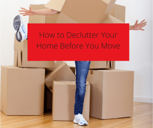 How to declutter your home before you move by EZ move.