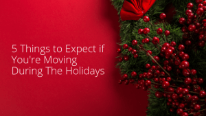 long distance moving during the holidays.