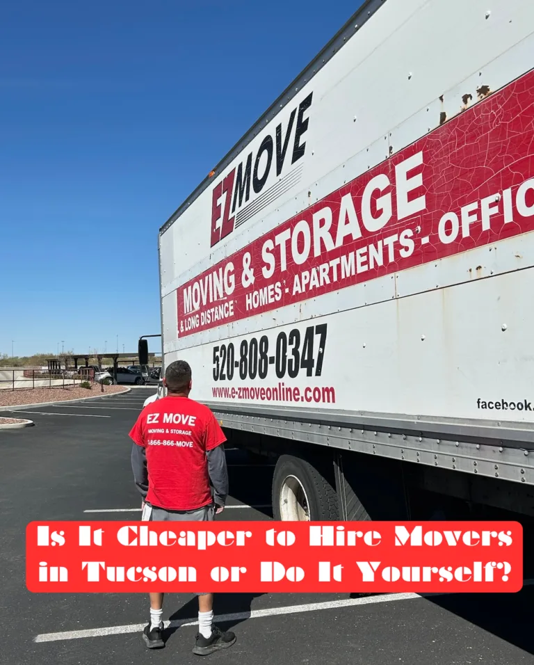 Is It Cheaper to Hire Movers in Tucson or Do It Yourself