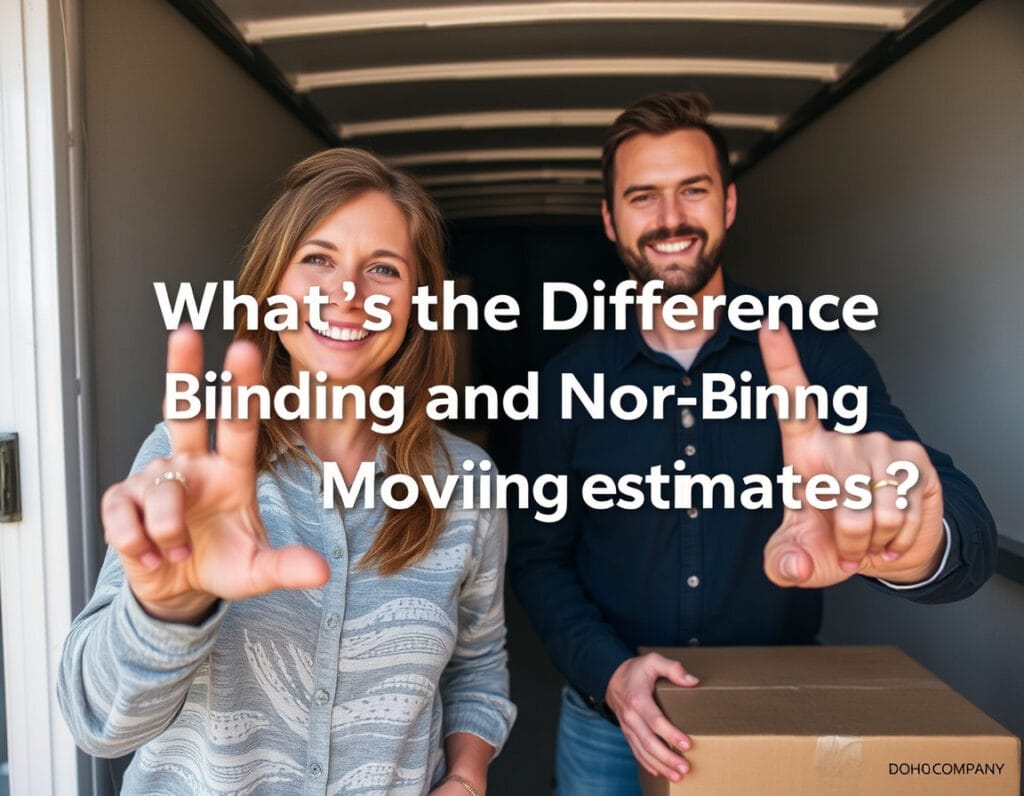 What's the Difference Between Binding and Non-Binding Moving Estimates? — moving company, Tucson